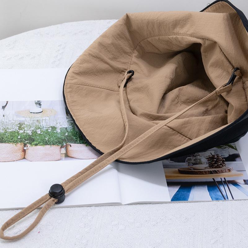 Fisherman'S Hat Able Double-Sided Bucket Hat Sun Protection Breathable Sun Protection Hat Wide Edge Summer