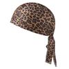 Lightweight Leopard Print Bandana Hat Quick Dry Breathable Sports Headscarf Elastic Comfortable Cycling Headband Unisex