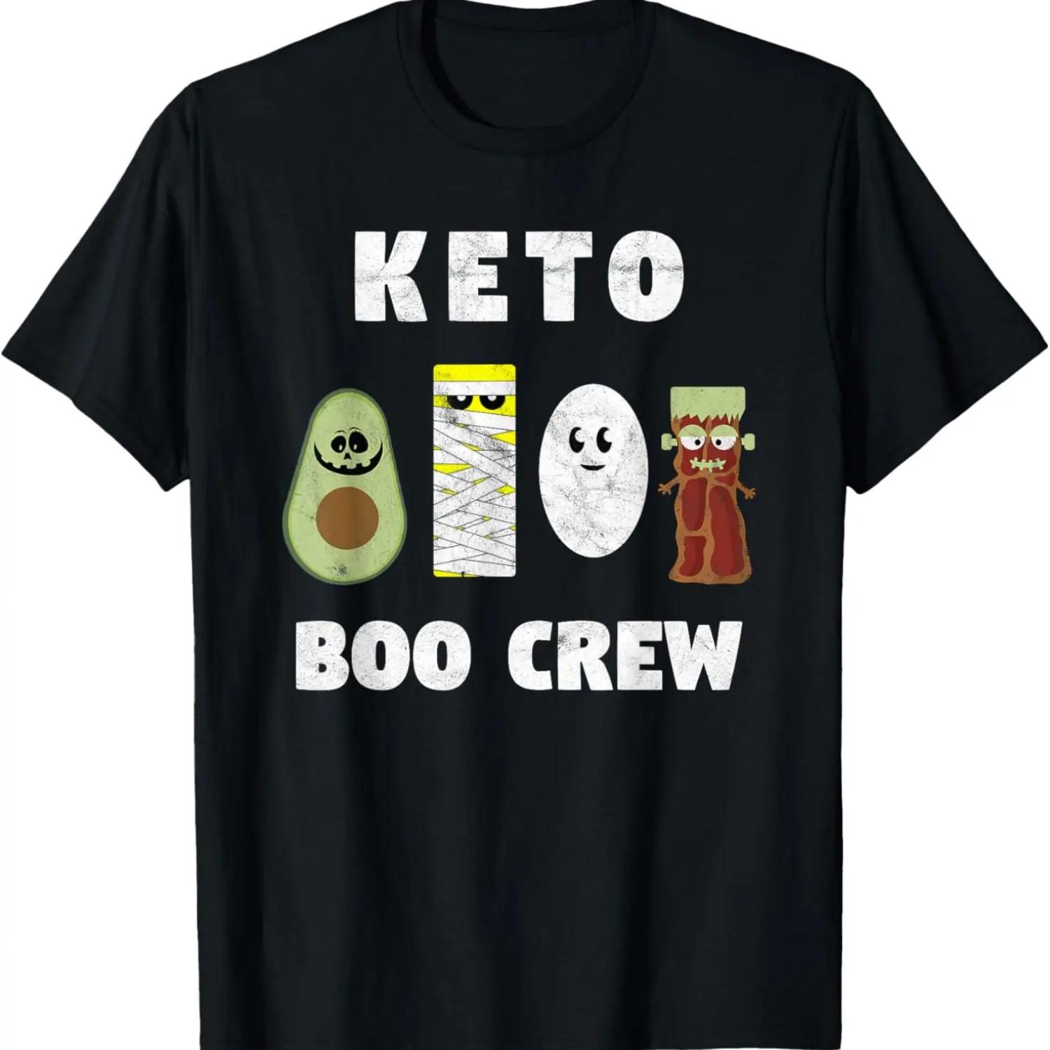 

Funny Keto Boo Crew Squad T-Shirt XXXXXL чёрный