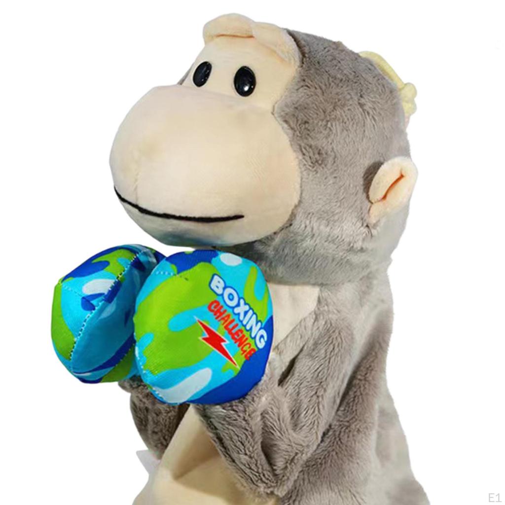 Boxing Doll Stuffed Funny Realistic Ornament Decoration Interactive Game Sounding Toy for