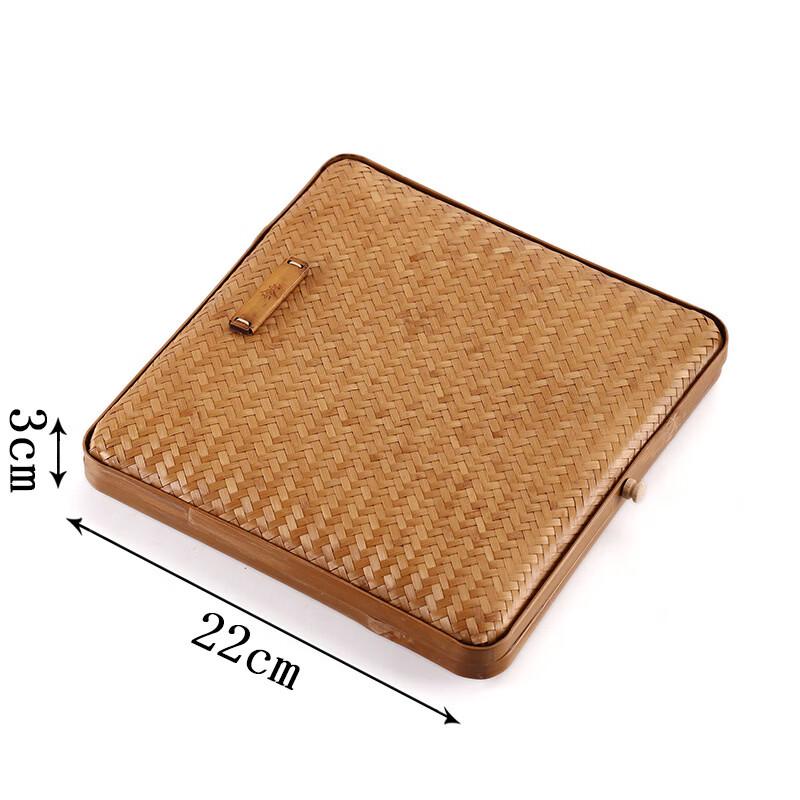 ZISIZ Ручная плетеная из бамбука коробка для хранения блина чая Пуэр