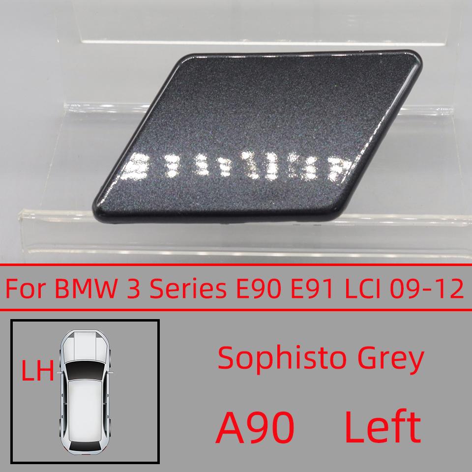 Headlight Washer Nozzle Cover For BMW 320 325 328 330 335 E90 E91 LCI 2009-2012 Sprayer Lid Cap Painted Washer Jet Cover Cap