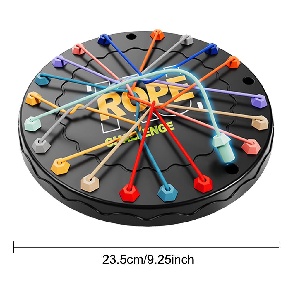 

Детские узлы Веревочная стратегия Настольная игра Красочные витые веревки Связанные социальные настольные игры Решение Настольная игра Семейные стратегические игры