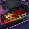 Rgb Xxl Mouse Pad Large Gamer Mousepad Anime Street Fighter Deskmat Gaming Pc Setup Accessories Desk Mat Computer Table Mausepad