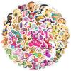 50 Cartoon Voodoo Doll Graffiti Stickers Creative Doll Stickers Mobile Phone Computer Waterproof Decorative Stickers