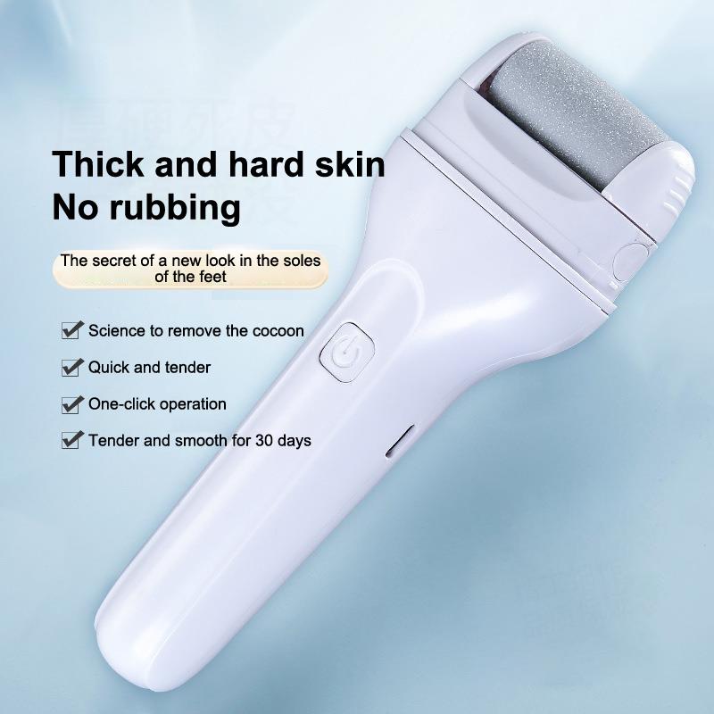 Raschietto Elettrico per Piedi Automatico Senza Fili Rimuove Pelle Morta Calli Screpolature Pelle Dura Screpolata Strumento per Pedicure Pulitore per Piedi Impermeabile