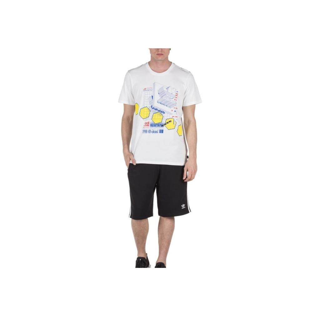Adidas Originals Skateboarding Vetter Logo Print Comfortable Crew Neck Short Sleeve T-Shirt Men Tops White DU8389