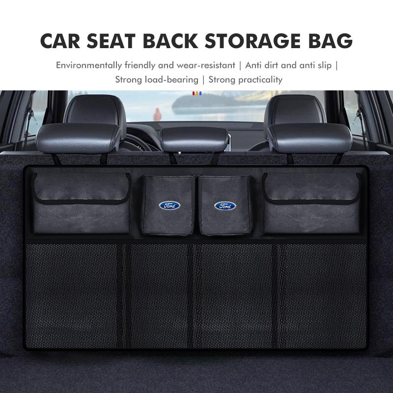 Multi pocket Car Seat Back Bag Oxford Cloth Trunk Storage Organizer For Ford Fiesta Ranger Mondeo Escape Ecosport Fusion