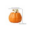 Ceramic Pumpkin Figurine Ribbed Thanksgiving for Desk