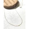 Used agete K10 Venetian long chain necklace yellow gold