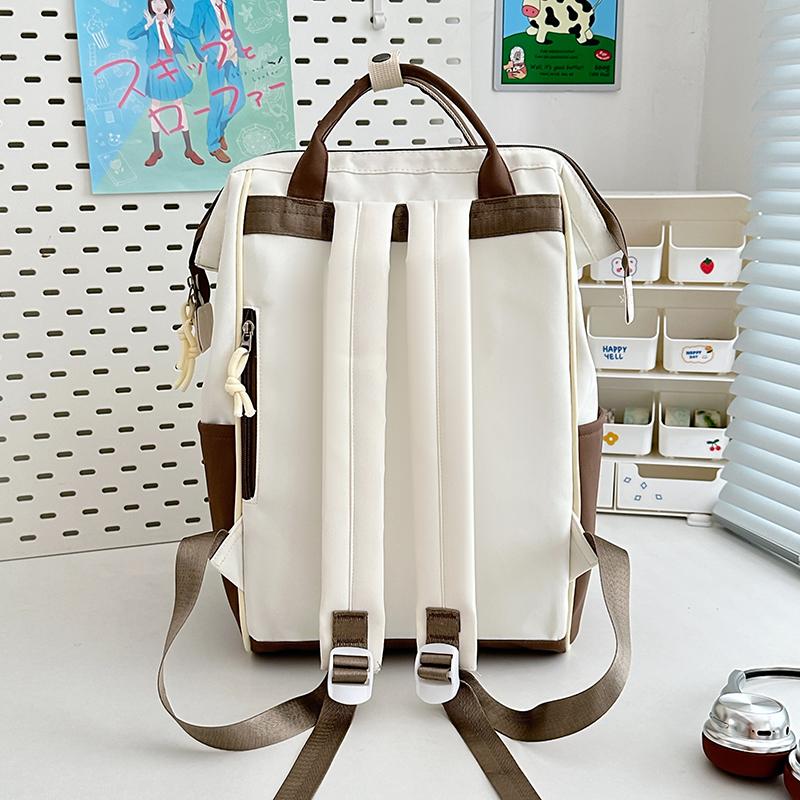 Colorblock Studenten Schultasche Kinderrucksack Leichter Rucksack