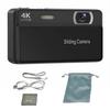 ABS Sliding Digital Camera with 16X Opticals Zooms And Crystals Clear 4K Footages For Capturing Memorys