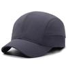 Summer Retro Short-Brim Baseball Cap Outdoor Sports Quick-Dry Running Hat Simple Casual Sun Protection Shade Hat