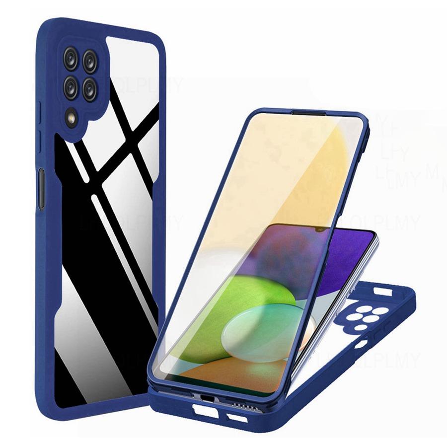 Custodia Antiurto a 360 Gradi per Samsung Galaxy A37 A57 S26 Plus Ultra A13 A15 A34 A16 A14 A25 A26 A35 A36 A06 A54 A56 A17 5G Copertura Anteriore Posteriore
