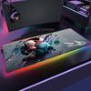 Rgb Xxl Mouse Pad Large Gamer Mousepad Anime Street Fighter Deskmat Gaming Pc Setup Accessories Desk Mat Computer Table Mausepad
