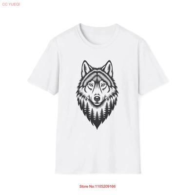 Wolf Nature T Shirt Wildlife Forest Animal Outdoor Adventure Top Wilderness Vintage Washed Comfortable Top For Everyday Wear