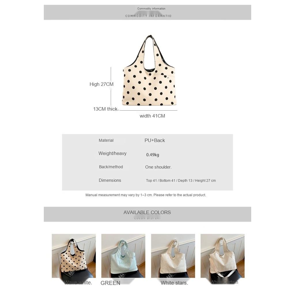 Tote Bag Women PU Single Shoulder Star Print Daily