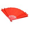 Tai Chi Martial Arts Kung Fu Bamboo Silk Dance Pratice Training Performance Fan (Red Rib)