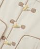 Trillion Unisex Fleece Duffle Hooded Coat Jacket [Ivory]