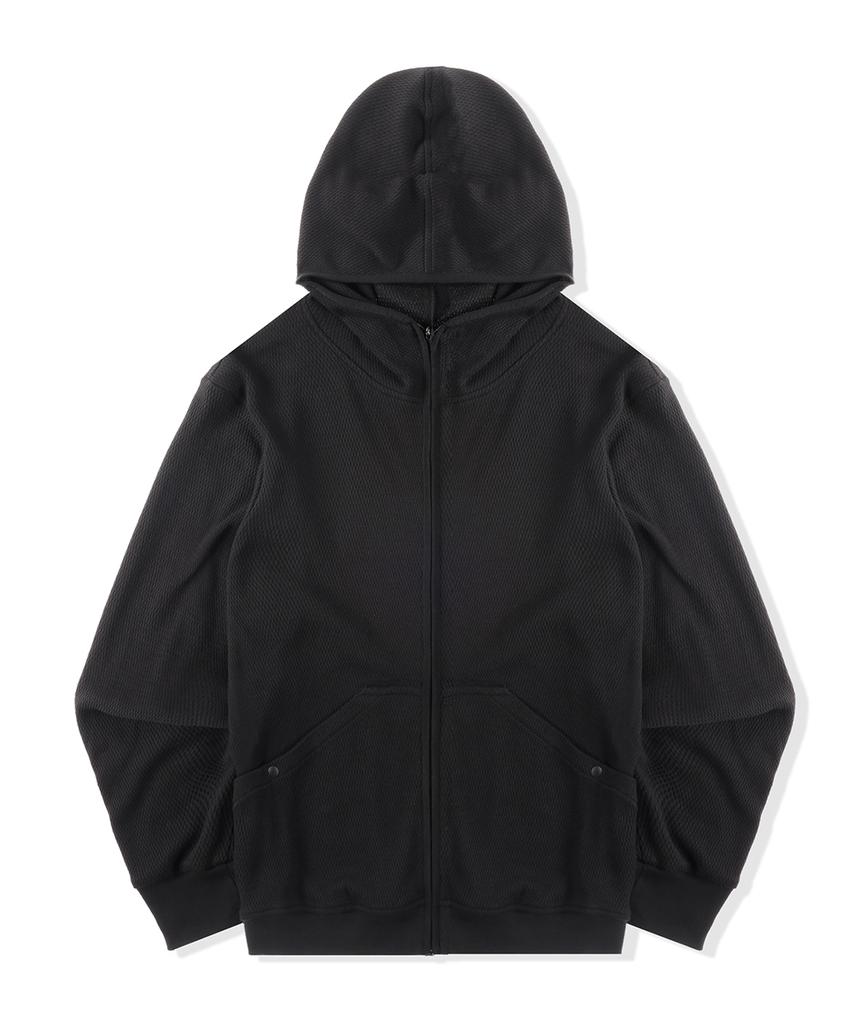 Formlich Cable Hoodie Zipup/Black