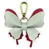 Handcrafted Elegant Butterfly Leather Keychain Double-Layer Wing Design with Premium Light Gold Hook Bag Charm Gift Accessory
