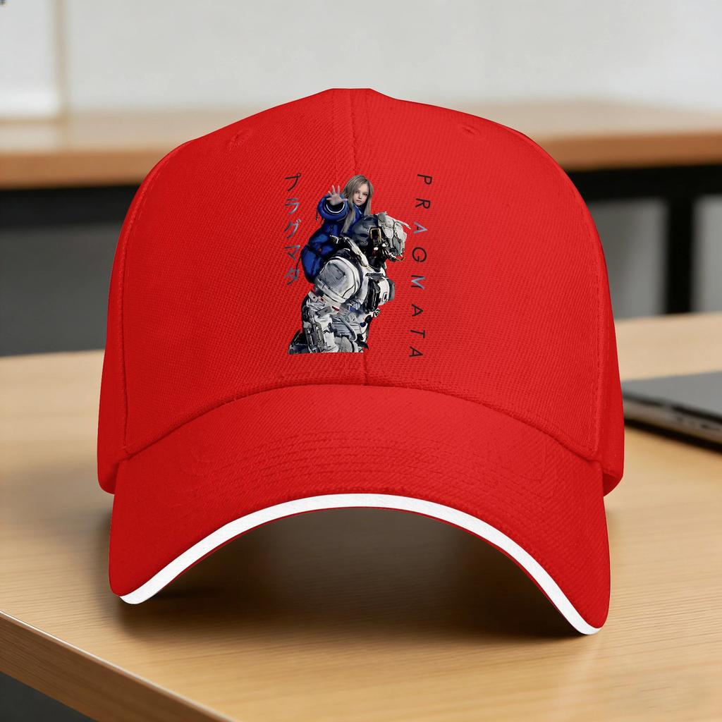 Casual Baseball Cap Pragmata Diana Hugh Game Outdoor Sports Trucker Hat For FeUnisex Unisex Sun DIY Print Baseball Caps