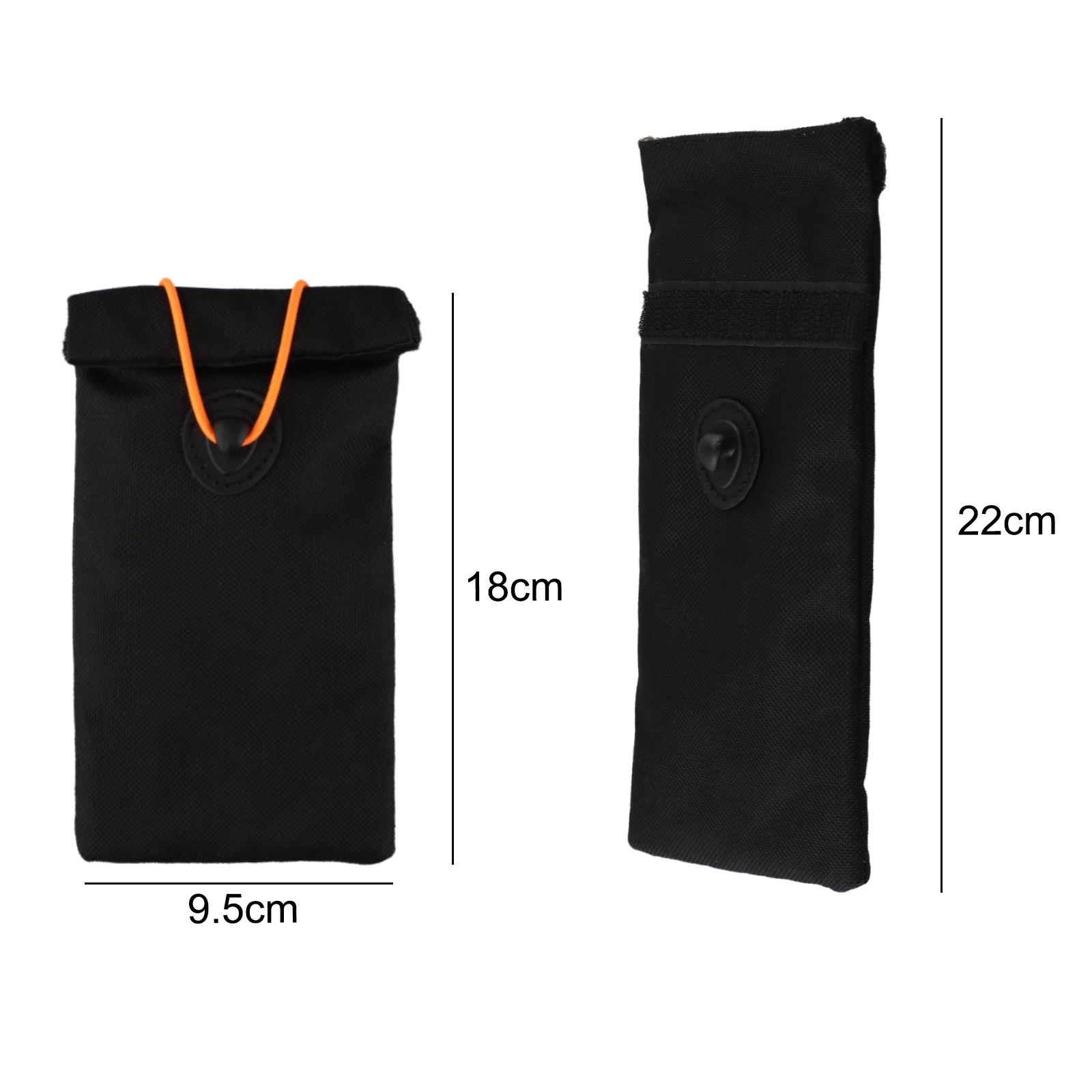 

Холщовый чехол Фарадея для ключей от машины и сотовых телефонов, дизайн против отслеживания чёрный