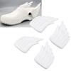 2 Pairs Shoe Wing White ABS Washable with Buckle Wing Shoe Attachment Accessory for Decoration