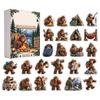 2D Flat Acrylic Advent Calendar with Hanging Ornaments for Christmas Countdown