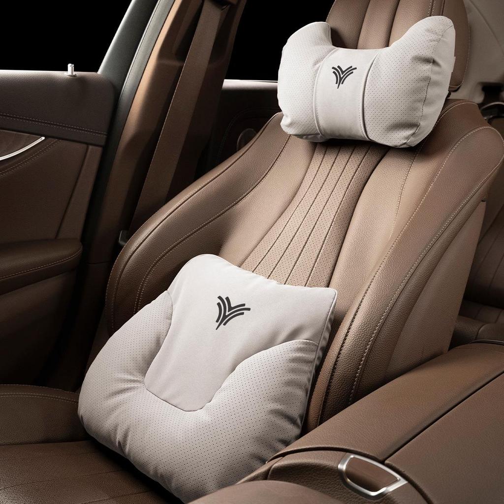 Nezha V/U/S/L/X Car Headrest and Lumbar Support Cushion - Vehicle Neck and Lumbar Pillow Accessories