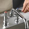 Faucet Valves Hot and Cold Knob Handle with Stem Hand Wash Sink Faucet Handle Commercial Faucets Parts Enduring