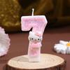 Creative Birthday Cake Number Candle Topper for Kids.