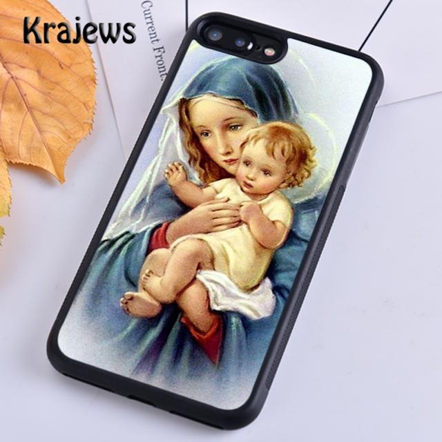 Holy Mother Virgin Mary Christian Phone Case Cover For iPhone 17 Air 16 15 14 plus 12 13 pro max Fundas