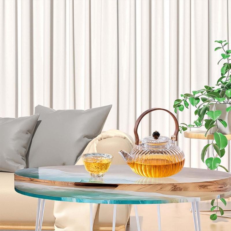 Große Harz Tischform Rund Charcuterie Board Tablett Harzform Klapptischbein Runder Schreibtisch Silikonformen DIY Dekore