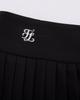 FAIRLIAR GOLF Pique Pleated Skirt (Black)