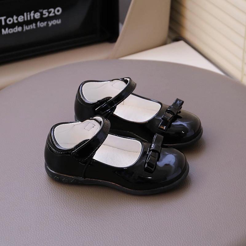 

Children s Leather Shoes Spring Autumn Versatile Black School Girl Shoes Fashion Kids School Uniform Performance Shoes Versatile 36
