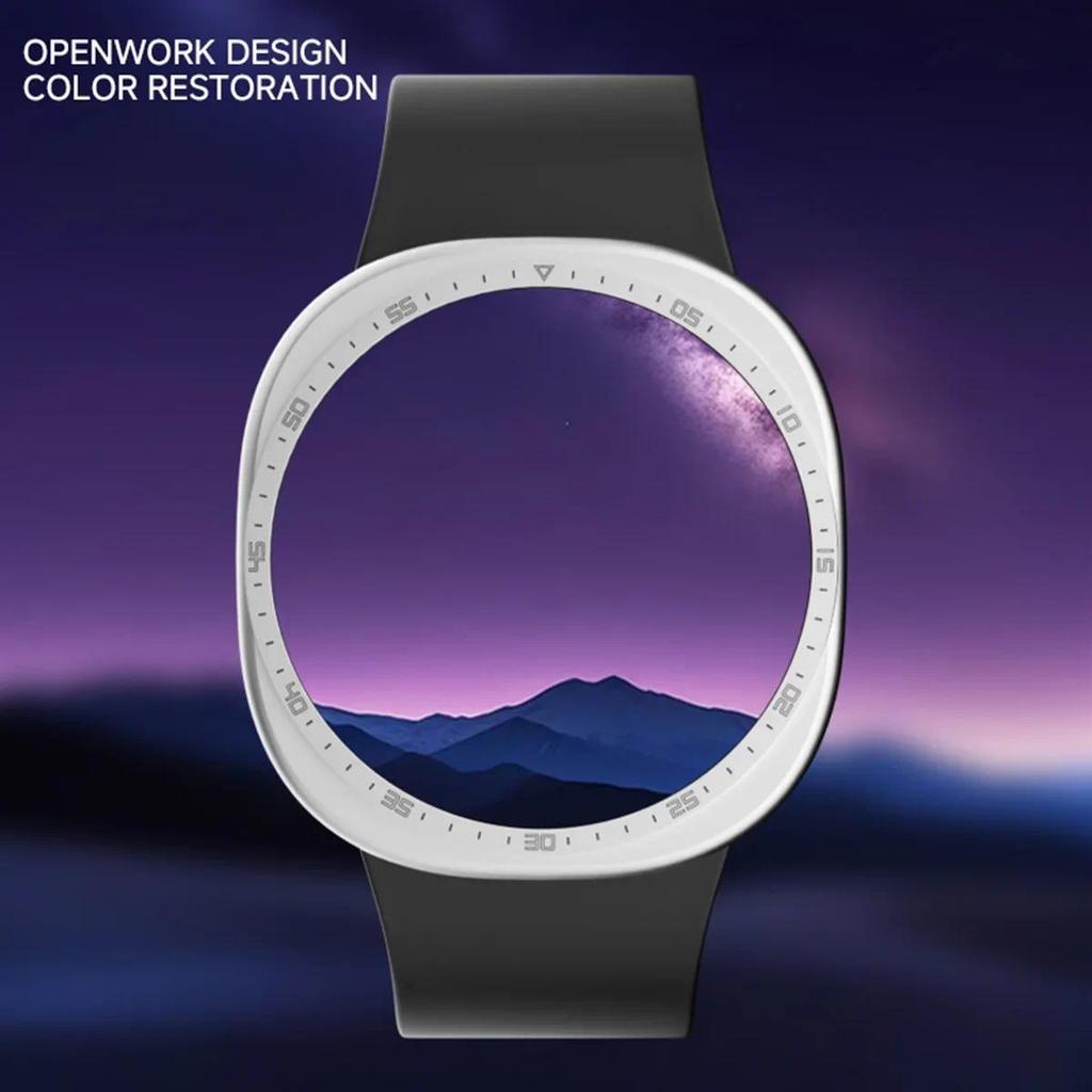 Hohle PC-Abdeckung für Samsung Galaxy Watch 8 44mm mit Skala Schutzhülle Bumper für Samsung Watch8 40mm Lünettenringhülle 2025