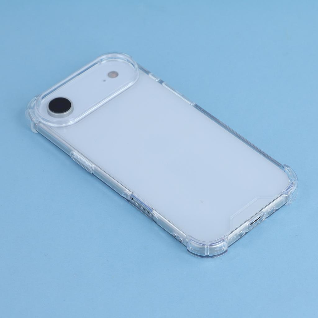 For iPhone 17 Air Phone Case TPU+Acrylic 1.5mm Shockproof Clear Back Cover