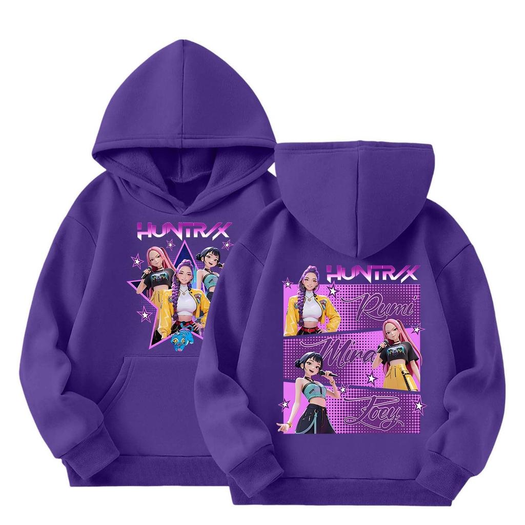 Cute Hoodies For Teen Children Trendy Preppy Hooded Sweatshirts Oversized Long Sleeve Shirts Clothes For Children