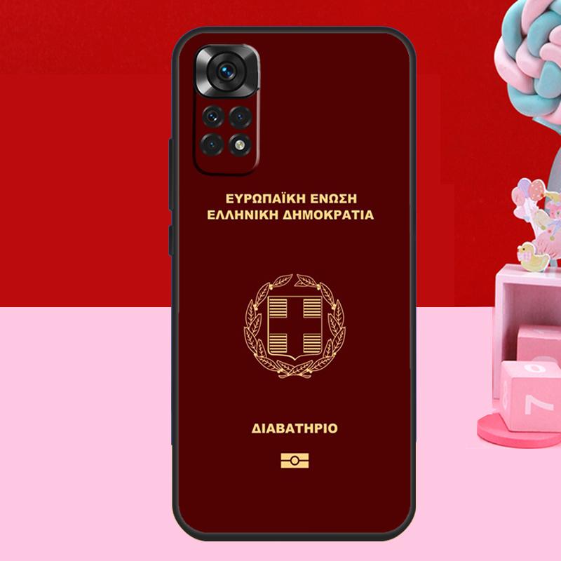 Greece Greek National Flag Case For Xiaomi Redmi Note 11 10 12 13 14 15 Pro Plus Redmi 15 C 14C 10C 12C 13C Soft Cover