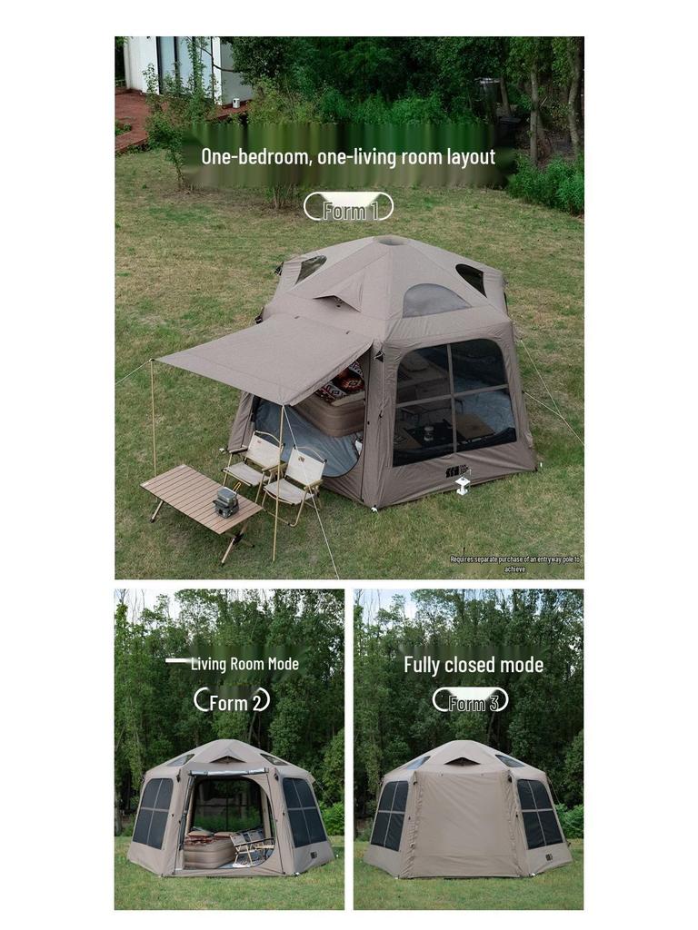 2025 Explorer Automatic Inflatable Tail Tent: SUV & Tesla Rainproof Camping Solution