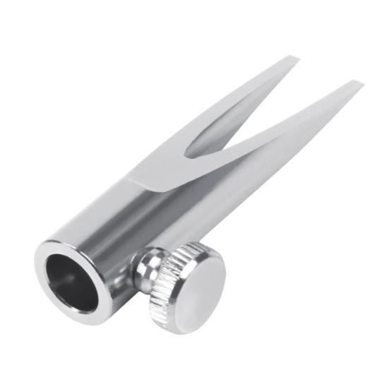 Eyebrow Pencil Sharpener Multifunctional Double-sided Easy To Use Card Slot Wide Application Makeup Tool Stainless Steel U-shape Brow Pencil Sharpener