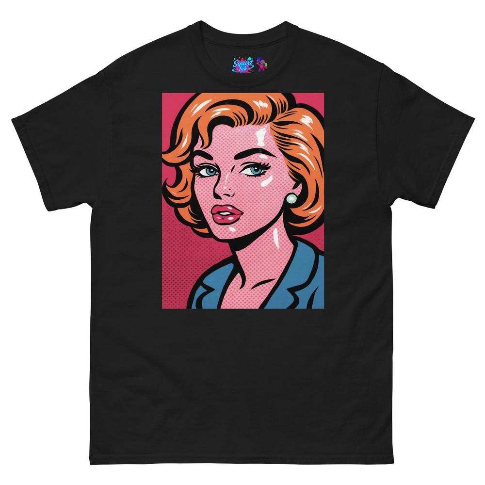 

Savage Red-Hot and Unbothered Pop Art Streetwear Glamour Girl T Shirt 4XL