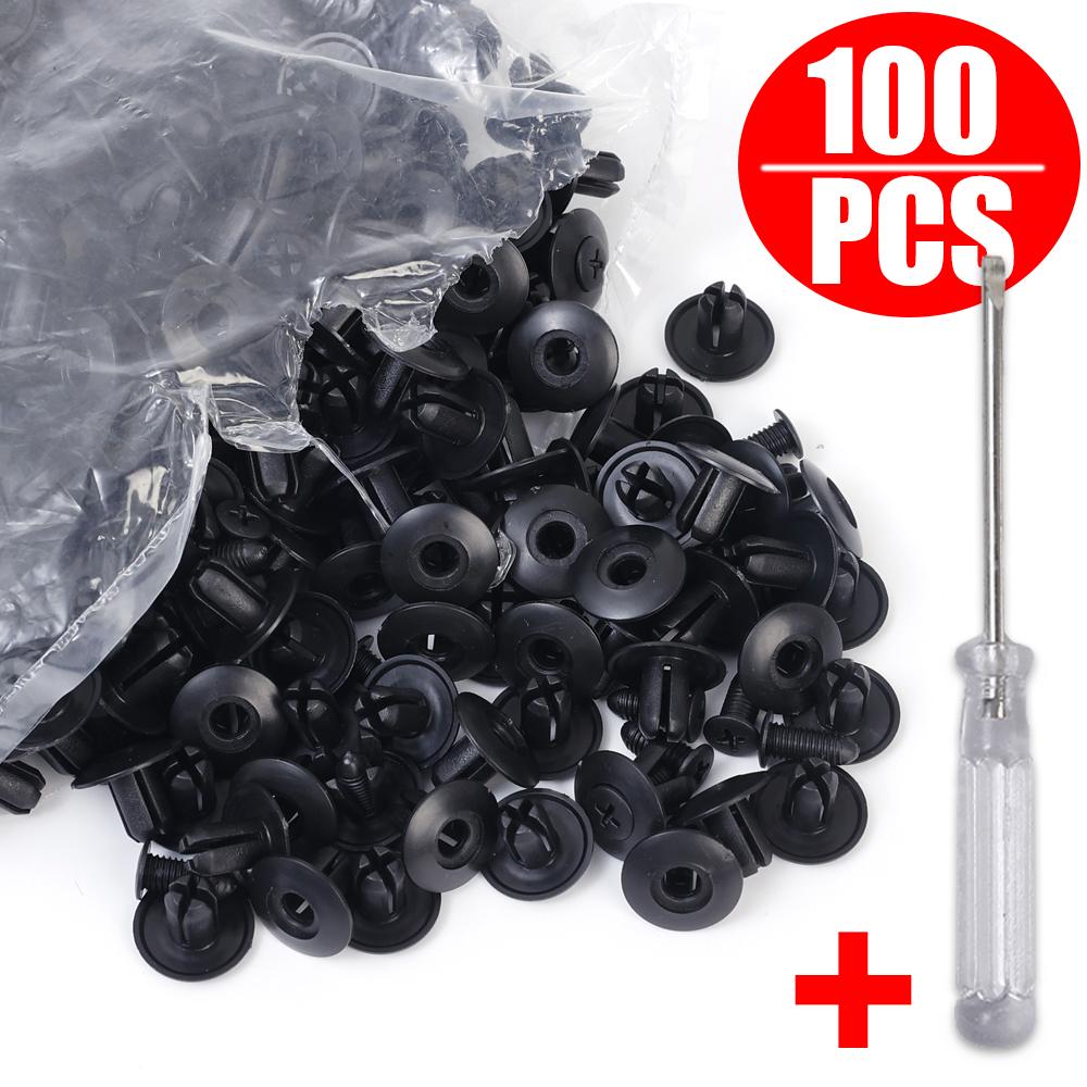 Rebites de Expansão de Plástico Fixadores Parafuso Universal Carro Motocicleta Pára-choques Fender Rebite Fivela C20 8mm Furo Plástico Push Pin Clipes