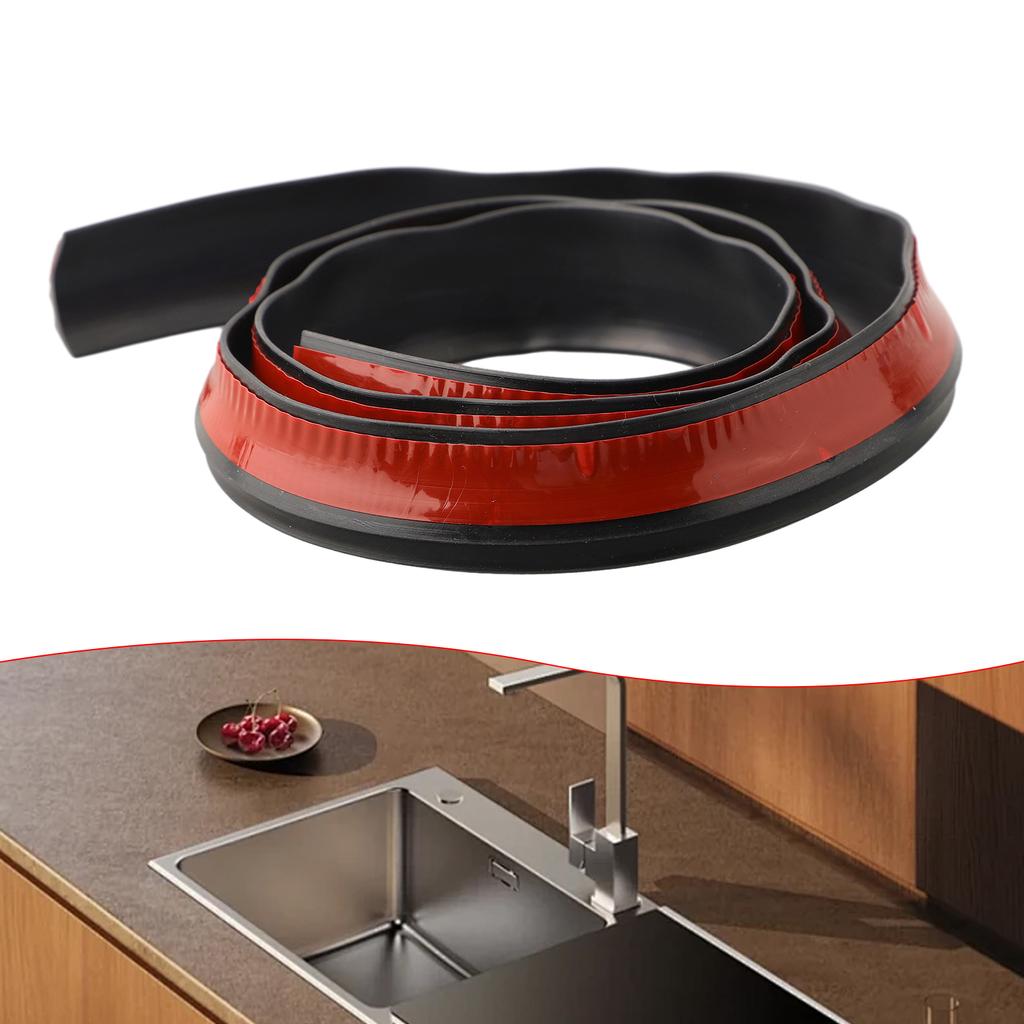 Koupelnová Kuchyňská Vodní Bariéra Silikonová 15mm Bariéra Ohybatelná