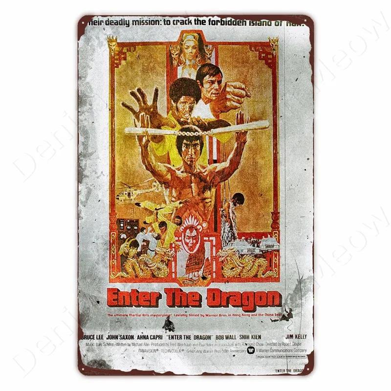 Retro Metal Cinema Movie Poster Vintage Metal Sign Wall Art Decor Aesthetic Living Room Decoration
