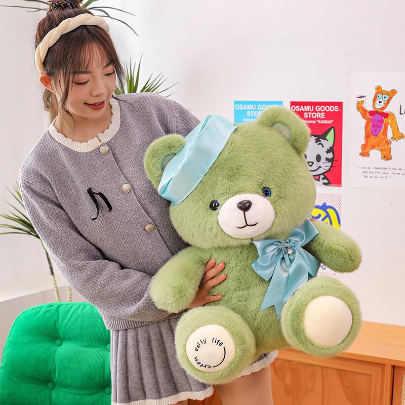 Beret Teddy Bow Bear Plush Doll Childrens Birthday Gift Souvenir Decoration Home