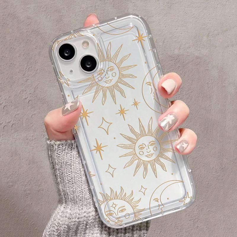 S26 S24 Ultra Phone Case For Samsung A54 5g Sun Moon Case S25 S22 S21 FE S23 Plus A53 A52 A52S A34 A14 A33 A54 A15 A55 A35 Cover