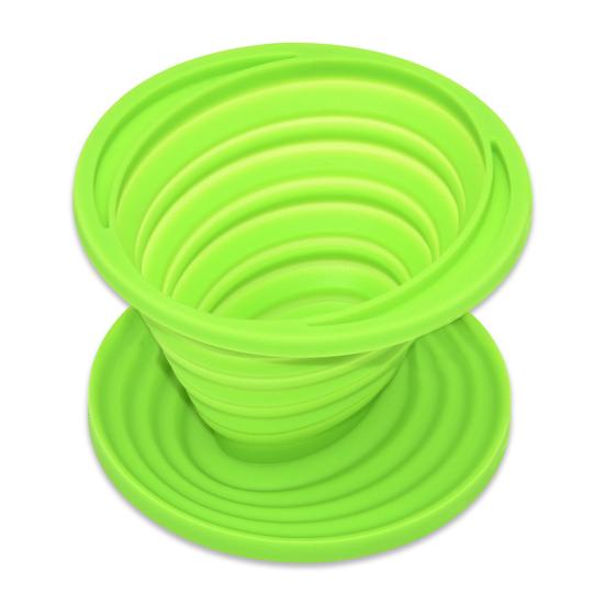 Collapsible Coffee Filter Funnel Heat Resistant Silicone Coffee Funnel Portable Coffee Brewing
