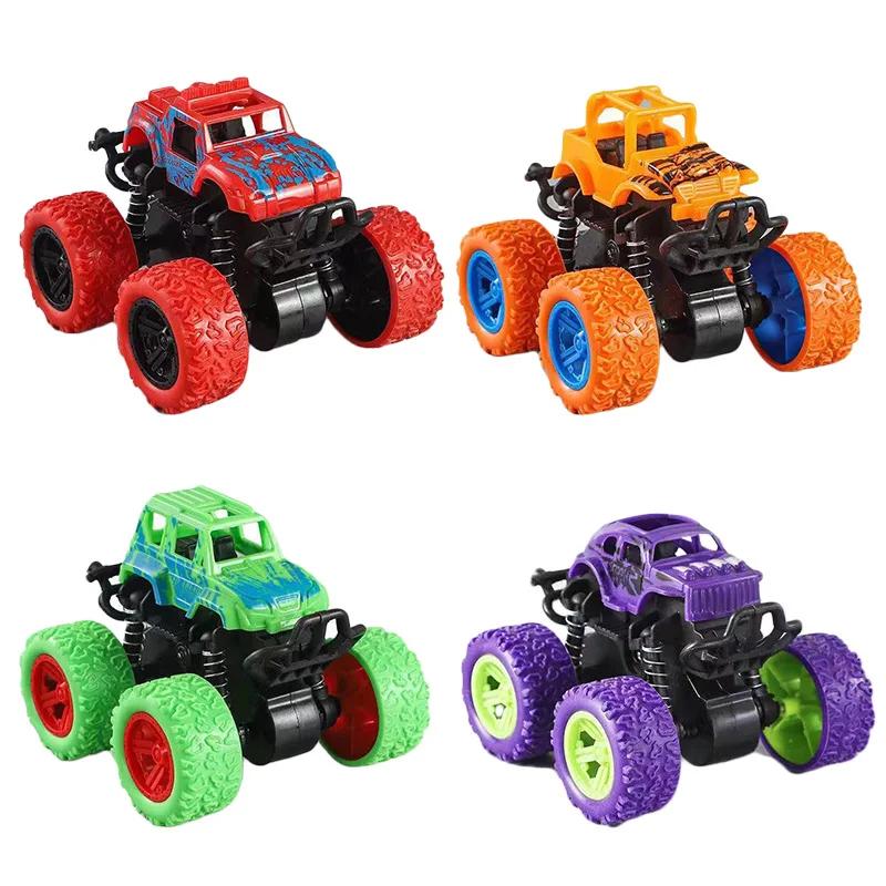 1PCS Kids Four-wheel Drive Inertial Shatter-Proof Model for Children Boy Toy Car Simulation Off-road Boy Gift Railed/Motor Gift